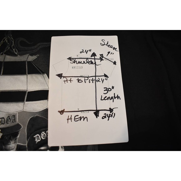 DOA Shirt " LAST SHOT" size  XL Measurements in the‎ description - Picture 7 of 7